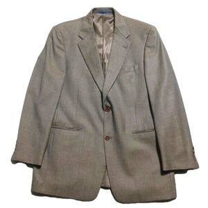 Daniel Cremieux Loro Piana 42R Italian Wool Classic Brown Suit Jacket Sport Coat